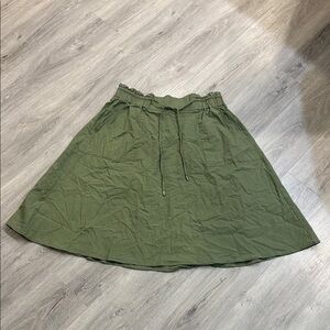 Kancy Kole Olive Green Women's Skirt 2XL